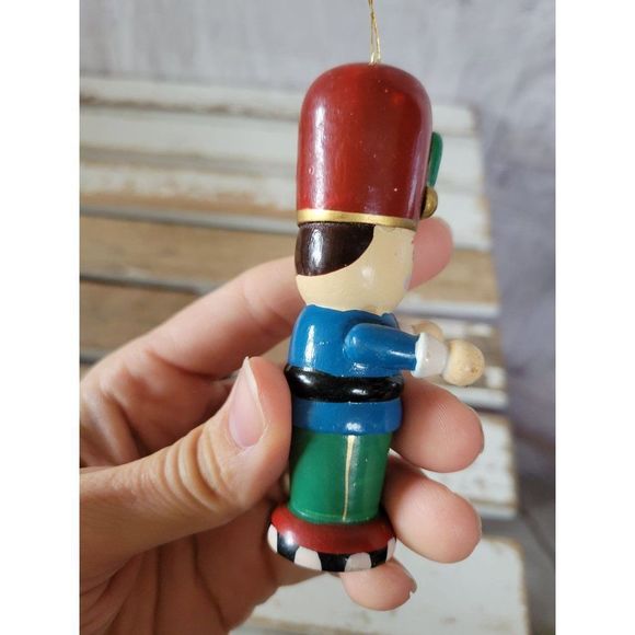 Russ nutcracker soldier guard vintage ornament Xmas holiday tree - Picture 4 of 5